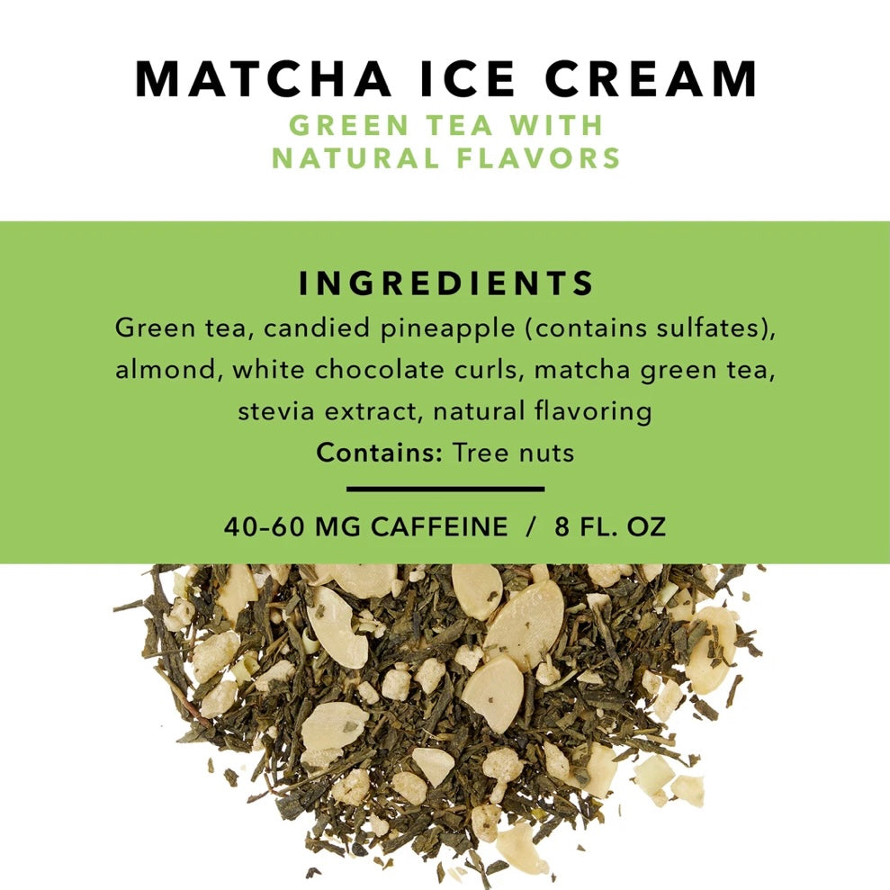 Matcha Ice Cream | Loose Leaf Tea - Luxe + Bolt